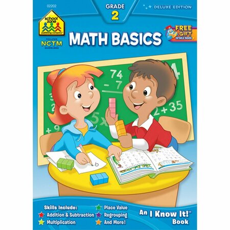 SCHOOL ZONE PUBLISHING SZ MATH BASICS 2 DELUX EDITION SZWKBK-2202